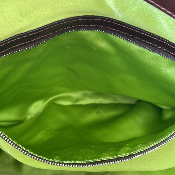 Fendi Floral Appliqué Denim Shopper Tote Bag Purse - Picture 14 of 16